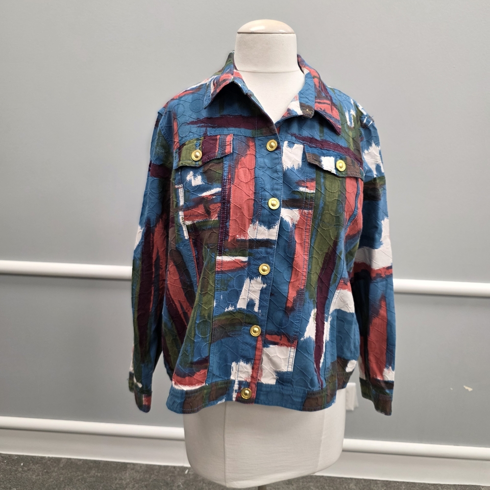 Drapers & Damons Multicolor Abstract Women's Blazer